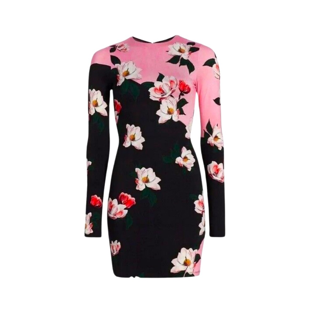 {SOLD} ‼️ NWT’s🏷️ Alice + Olivia Delora Floral-Print Dress 🌸 🌸 - Picture 4 of 4
